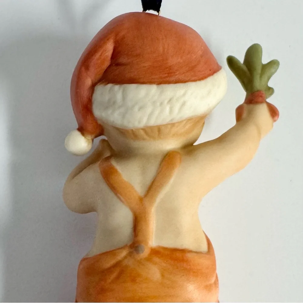 Vintage 90s Enesco Ornament How Bout A Little Kiss Memories of Yesterday 527068